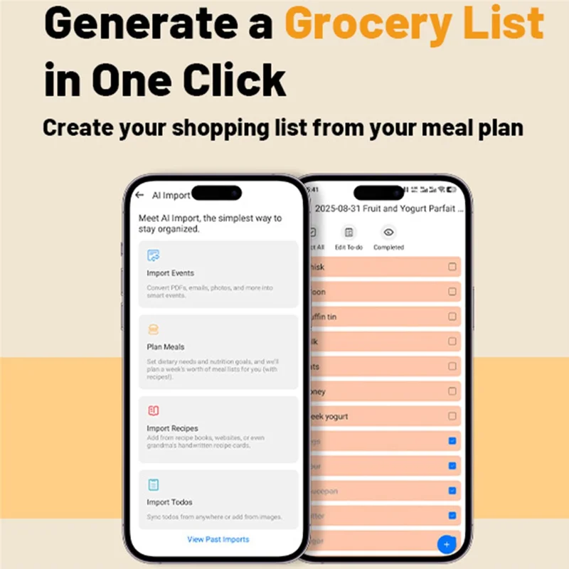 10 Inch AI Smart Family Calendar Planner Touchscreen Display Task Manager for Home Organization, 3GB+32GB - White