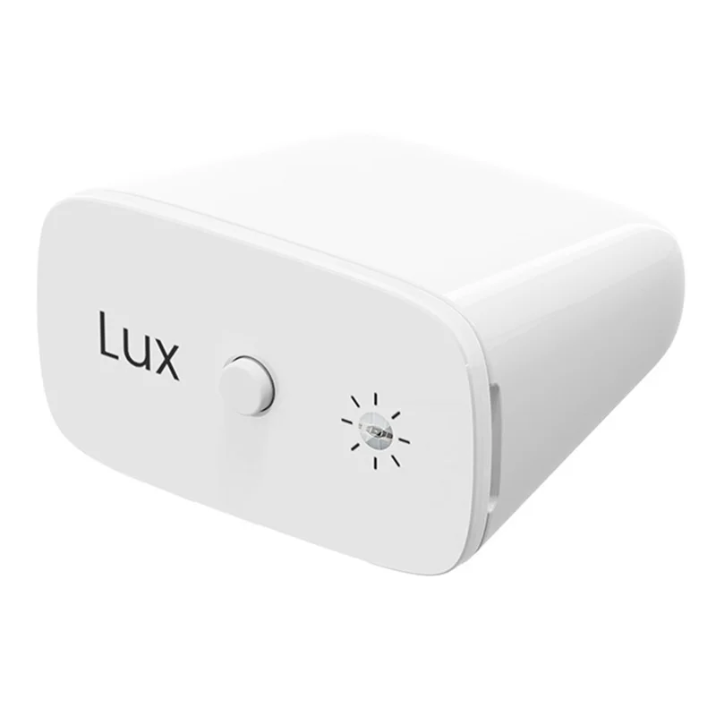 Sensor de Luz Zigbee MG-GZ100-W-ZIG, Detector Inalámbrico de Iluminación con IP67 Impermeable, Dispositivo de Detección de Luminosidad para Control Inteligente de Cortinas y Luces - Blanco