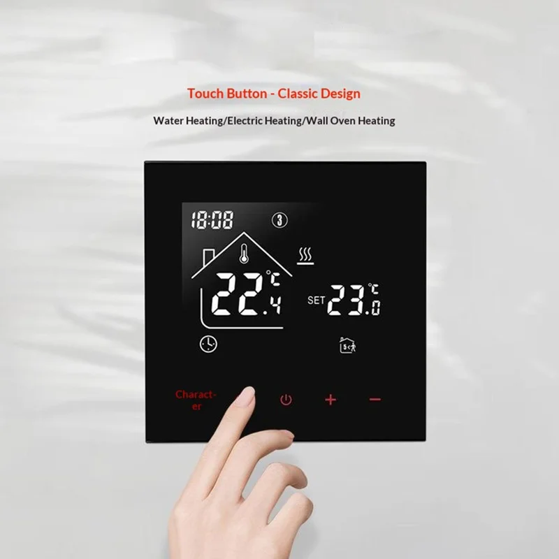 G811 Smart Vloerverwarming Thermostaat Stembeheer 7-Daagse Programmeerbare WiFi Digitale Temperatuurregelaar - Hydraulische Vloerverwarming