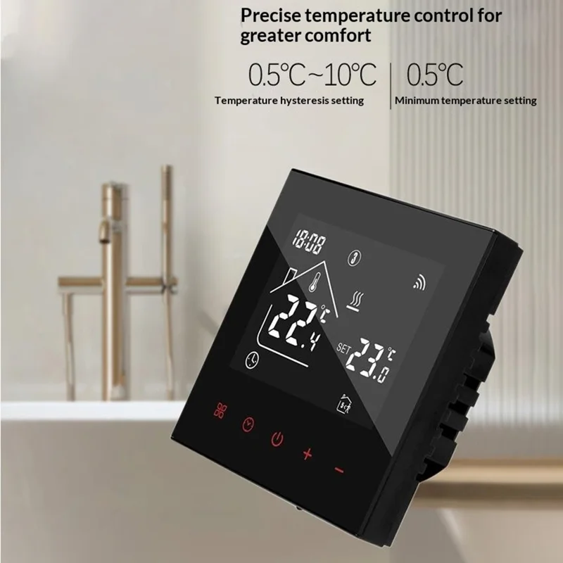 G811 Smart Vloerverwarming Thermostaat Stembeheer 7-Daagse Programmeerbare WiFi Digitale Temperatuurregelaar - Hydraulische Vloerverwarming