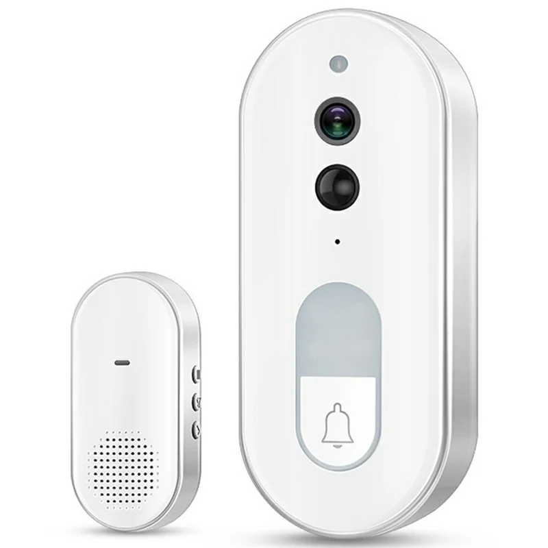 DB400A01 Smart Video Doorbell 720P 160 Grader Videovinkel PIR Bevægelsesdetektering Natte-syn 2-vejs Lyd Tuya WiFi Door Bell