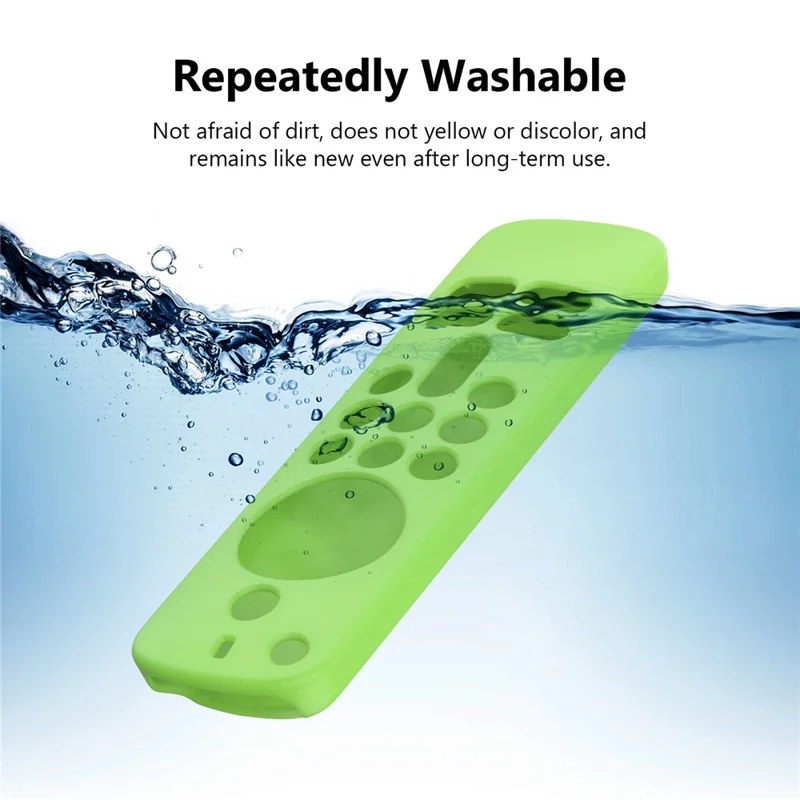Funda de silicona para control remoto Amazon Fire TV Stick 4K / HD (modelo más reciente), cubierta protectora a prueba de golpes con textura de diamante - Blanco