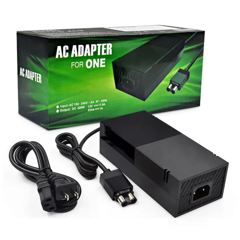 Til Xbox One 12 V 17,9 A strømforsyning AC-adapter strømforsyning opladerkabel erstatning – US-stik
