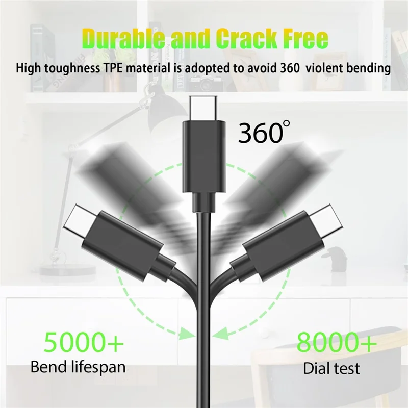 MIMD 2,6 A vekselstrømsadapter til Nintendo Switch / Lite / OLED-spilcontroller Type-C-oplader med 1,5 m kabel – US-stik