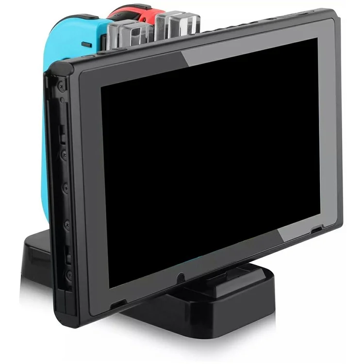 DOBE TNS-879 Colorful LED Charging Station Holder with Cable for Nintendo Switch Joy-con Pro