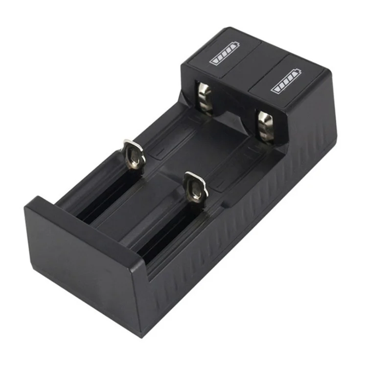 Universal 2 Slot Carregador de Bateria USB Carregamento Inteligente Para Baterias Recarregáveis ​​de Íon de Lítio 18650 26650 14500