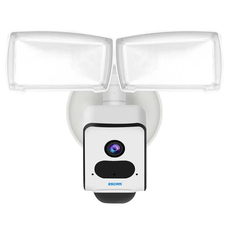 ESCAM QF612 3.0MP Telecamera WiFi Waterproof Motion Detection Vision Vision Security Floodlight Camera - Plug