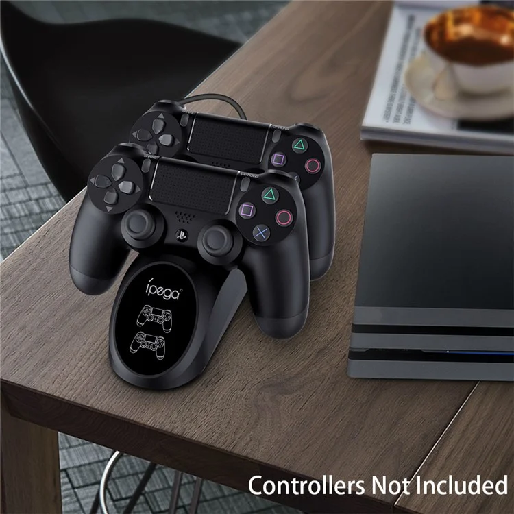 IPEGA PG-9180 Dual Charging Station Game Controller Charging Dock with LED Indicator for PS4 Controller