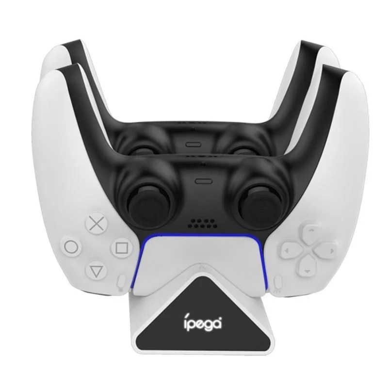 IPEGA PG-5012 Game Controller Charging Dock Type-C Dual Fast Charging Station Stand with LED Indicator for PS5 Controller