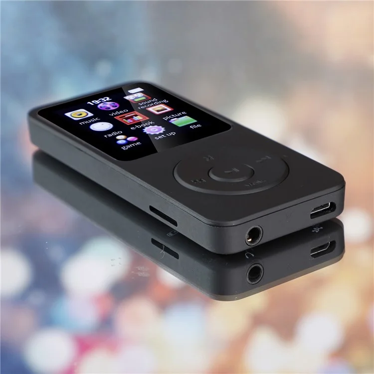 Lecteur MP3 Portable Mini avec Écran de 1,8 Pouce, Lecteur de Musique Bluetooth pour Étudiants et Sports, avec Lecteur de Livres Électroniques