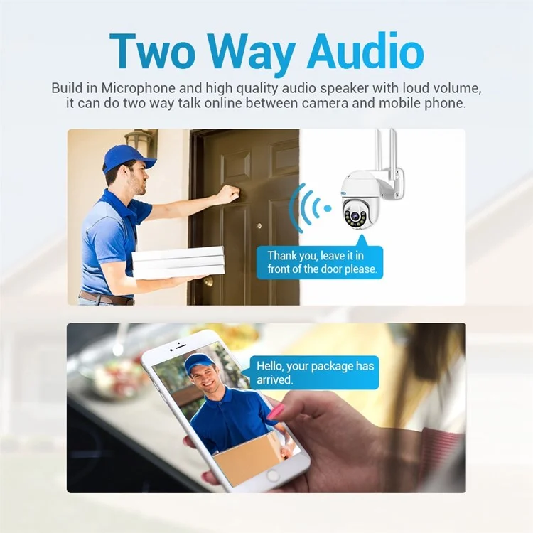 ESCAM QF800 8MP Pan/Tilt AI Rilevamento Umanoide Cloud Storage Telecamera IP WiFi Impermeabile a Doppia Uscita Audio Visione Notturna Telecamera di Sicurezza - Spina UE