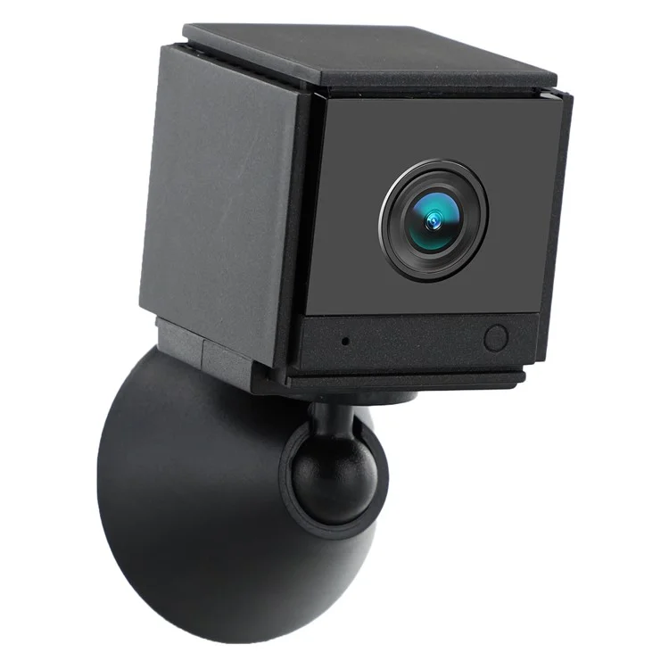 Cámara de Seguridad Inalámbrica S20 con Visión Nocturna WiFi 2.4G para Hogar Inteligente con Comunicación Bidireccional - Negro