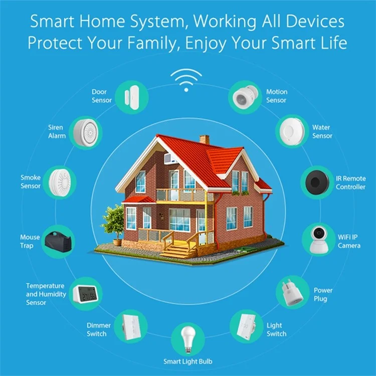 Sensor de Luminancia Inalámbrica NEO NAS-TH02W Temperatia Smart Wifi