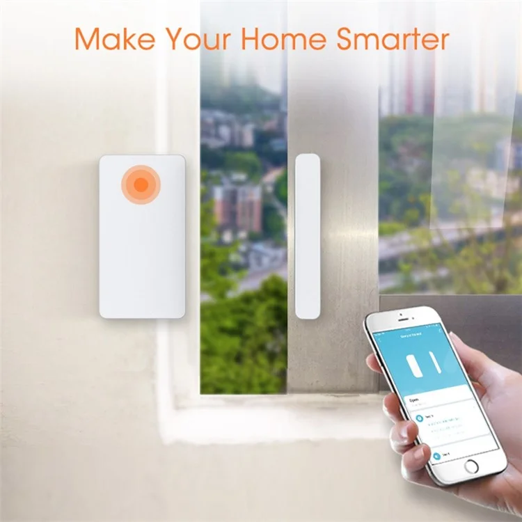 NEO NAS-DS05B Tuya Zigbee Smart Wireless Door Sensor App Fernbedienungstür Fenster Sensor Smart Home Security-sicherheitssystem