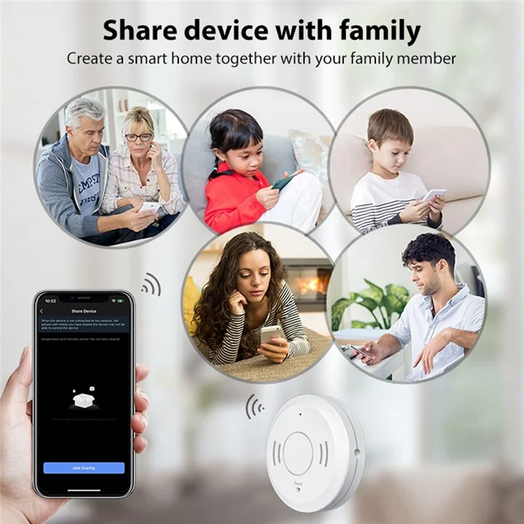 NEO NAS-PS01W Tuya Smart WiFi+Bluetooth-compatible Dual Mode Radar Human Presence Sensor APP Control Human Detection Sensor for Meeting Room Bedroom