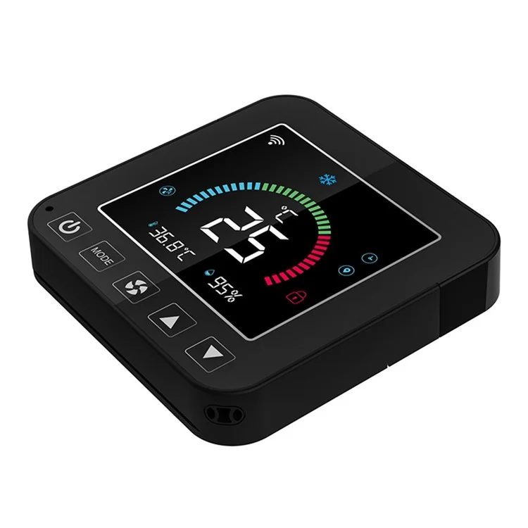 NEO NAS-RT01W WiFi Smart Air Conditioner Controller mit LED-Farbbildschirm, Temperatur- und Feuchtigkeitsthermostat, Infrarot-Thermostat für die Raumklimatisierung