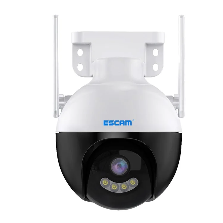 ESCAM QF300 3MP WiFi IP Camera App Mobile AI Human Detection Webcam Auto Tracking Cloud Storage Waterproof Monitor Camera Support Two-way Voice, Night Vision - US Plug