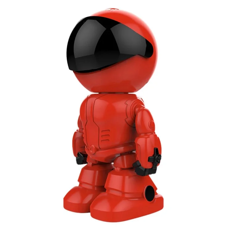 ESCAM PT205 1080P Robot Camera with Day / Night Vision Wireless WiFi IP Camera Support Auto Tracking, Two-way Audio for Home Security - Red / AU Plug