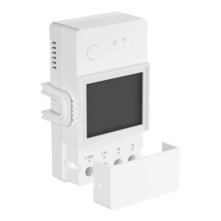 SONOFF POW Elite POWR320D 20A Max Smart Meter Switch with Energy Monitoring LCD Display Universal DIY Module for Smart Home Compatible with Home Assistant, IFTTT