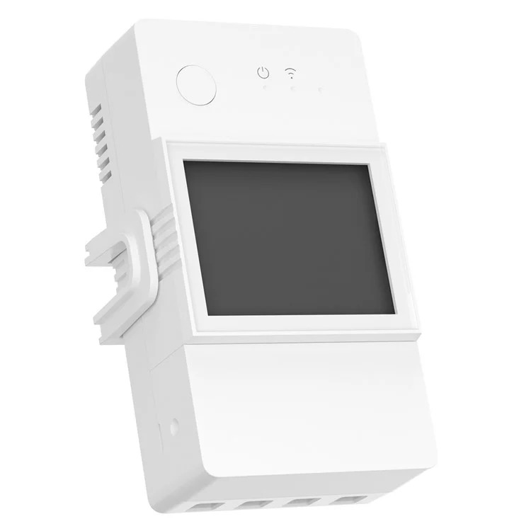 SONOFF POW Elite POWR320D 20A Max Smart Meter Switch with Energy Monitoring LCD Display Universal DIY Module for Smart Home Compatible with Home Assistant, IFTTT