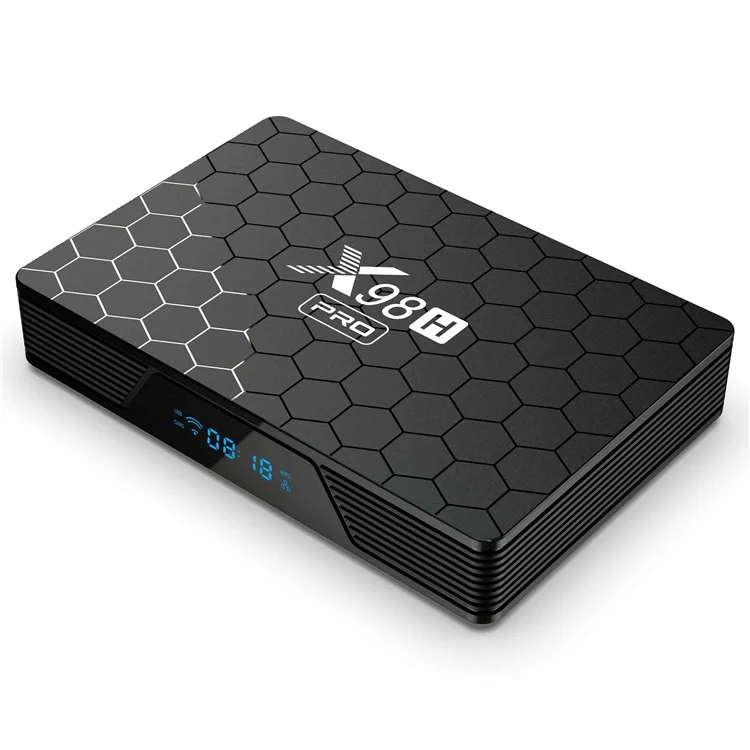 X98H Pro Smart TV Box Allwinner BT5 Android 12 2.4G / 5.8G Dual-Band WiFi6 1000M Ethernet Media Player 6K Video Output (4G+32G) - UK Plug