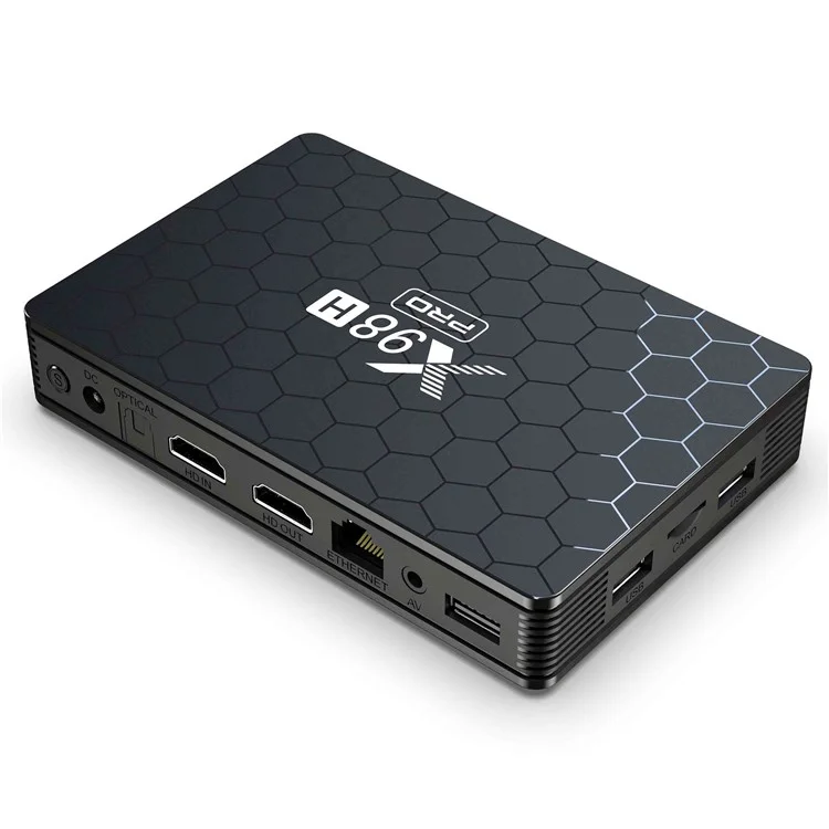 X98H Pro Smart TV Box Allwinner BT5 Android 12 2.4G / 5.8G Dual-Band WiFi6 1000M Ethernet Media Player 6K Video Output (4G+32G) - UK Plug
