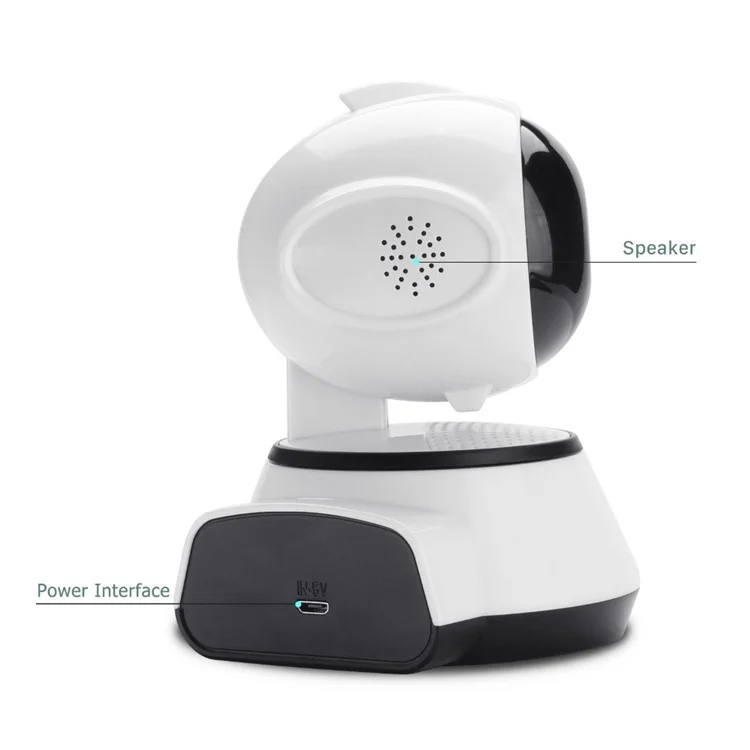 FY-H2-100 720P WiFi IP Camera Monitor Home Surveillance Two-Way Audio Wireless Webcam with Motion Detection Function - US Plug