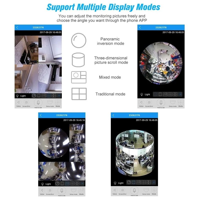 FY-H2-100 720P Monitoraggio Della Fotocamera IP WiFi Monito - Plug