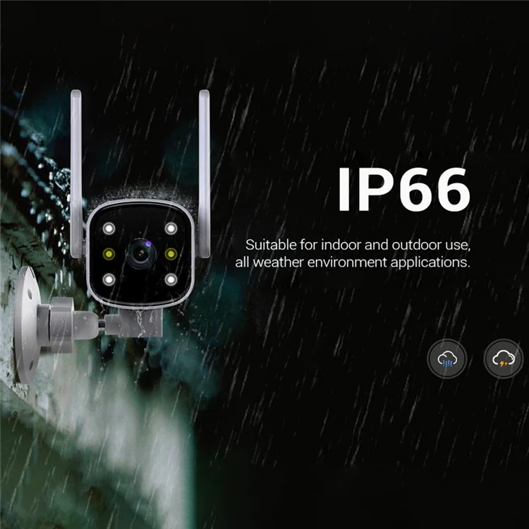 ESCAM PT301 3MP Motion Detection Camera WiFi One-Way Voice Webcam Intelligent Dual Light Source Night Vision H.265 Gimbal Control ONVIF Camera - US Plug