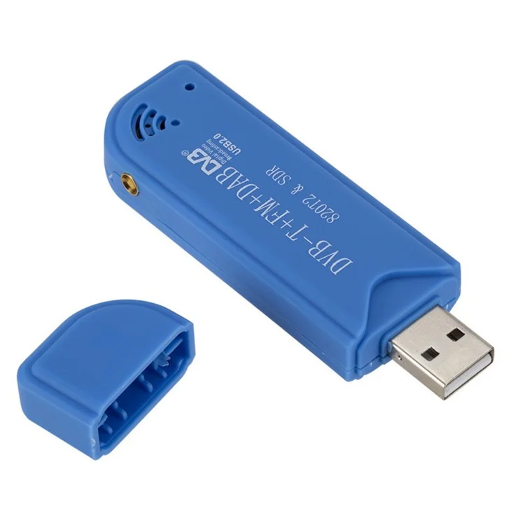 USB2.0 SDR+DAB+FM TV RTL2832U+R820T2 Palo de TV DVB-T Portátil Soporte Full-HD 1080P