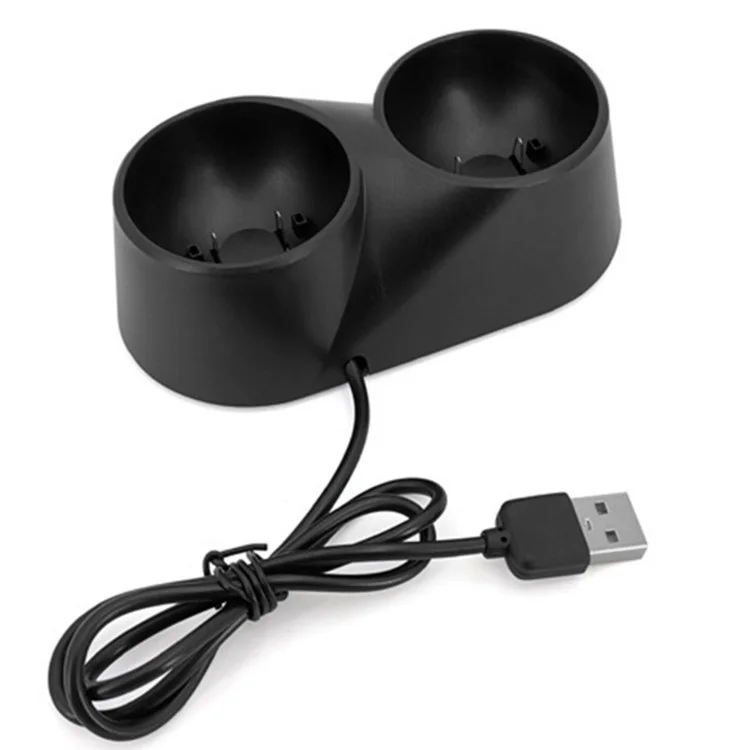 KJH-PSVR-005 Dual-Port Charging Dock Station Gamepad Controller Charger Gaming Accessories for Snoy PlayStation4 VR / Move