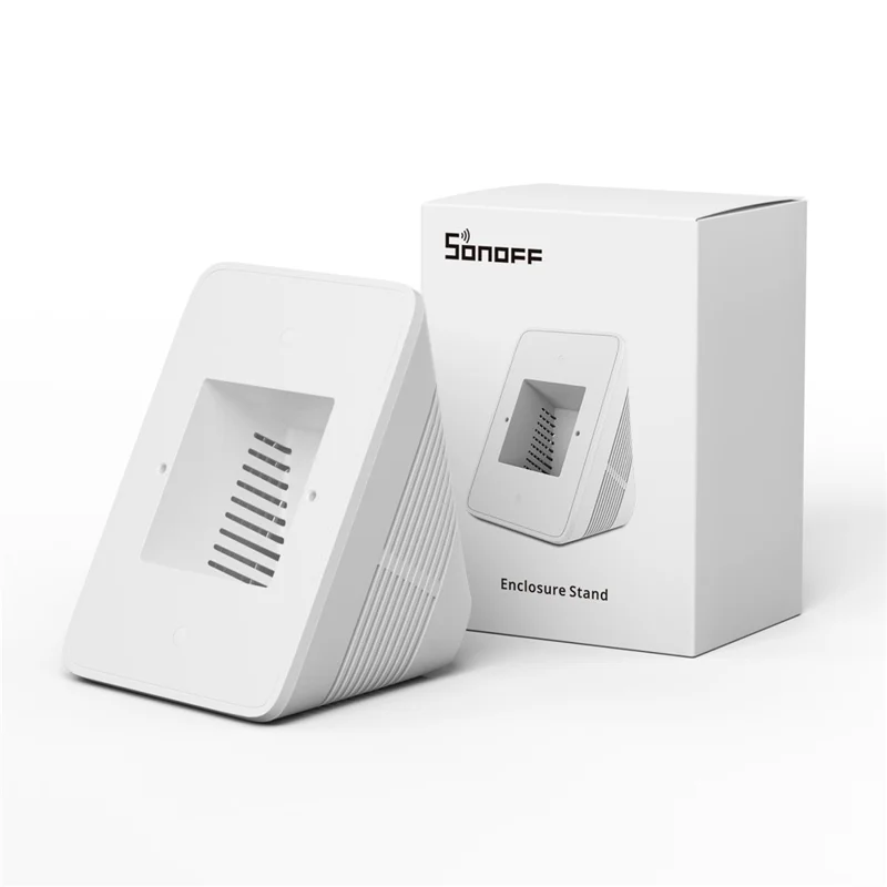 SONOFF StandbB / StandW Switch Desk Enclosure Stand Holder Mount for NSPanel-US / NSPanel-EU / NSPanel Pro - White