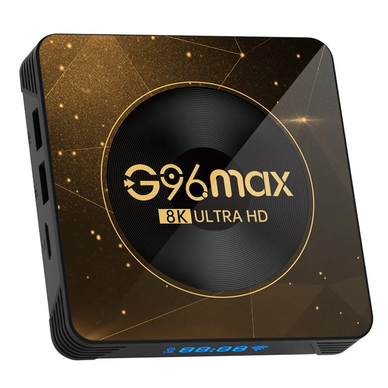 G96max Android 13.0 2+16GB Smart TV Box WiFi 6 Bluetooth-compatible Remote Control 8K Ultra HD TV Box (CE Certified) - US Plug