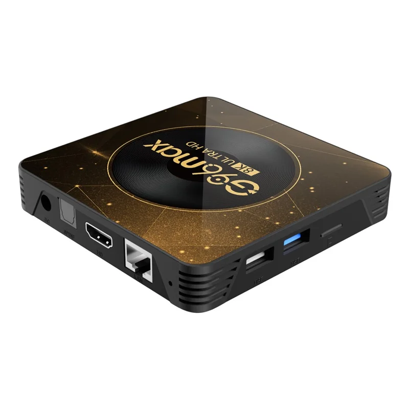 G96max Android 13.0 2+16GB Smart TV Box WiFi 6 Bluetooth-compatible Remote Control 8K Ultra HD TV Box (CE Certified) - US Plug