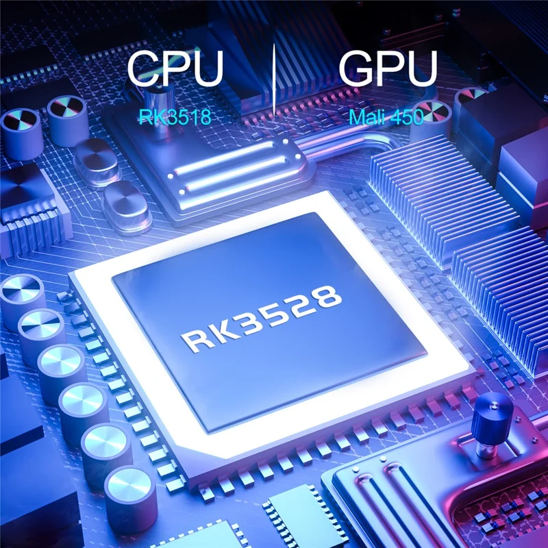 G96max Android 13.0 4+32GB 8K Ultra HD Smart TV Box WiFi 6 Bluetooth-compatible Remote Control TV Box (CE Certified) - EU Plug