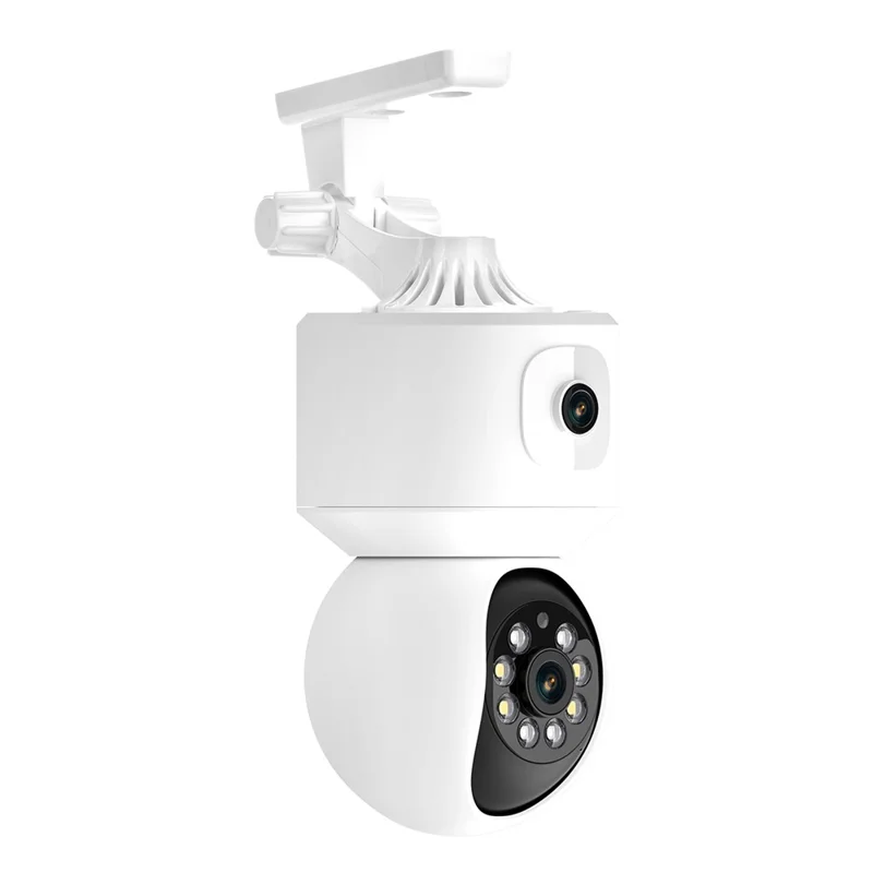 ESCAM QF010 2x2MP Dual Lens Motion Detection WiFi Camera Two-Way Voice Camera Support Cloud Storage - EU Plug