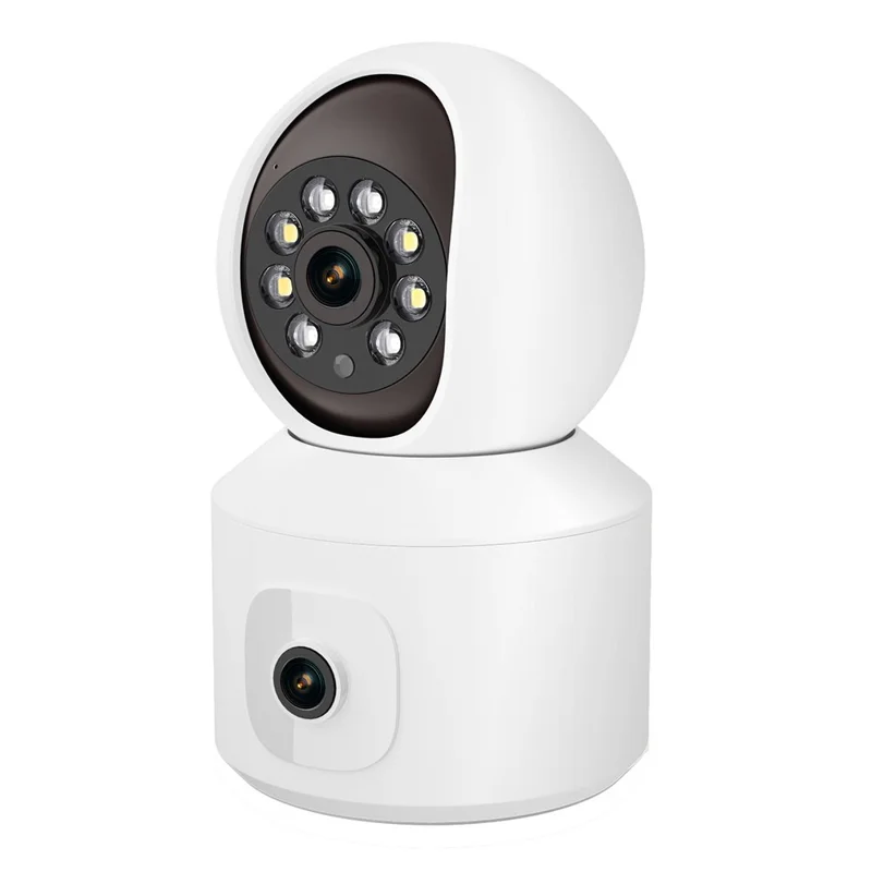 ESCAM QF010 2x2MP Caméra Wifi à double objectif avec détection de mouvement et communication bidirectionnelle - Prise AU