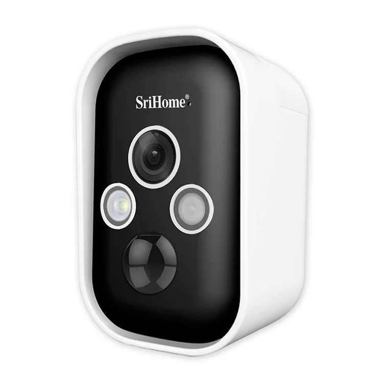 SRIHOME SH033B 1080P HD Low Power Battery Camera Dual Light Full Color Surveillance Camera with Solar Panel