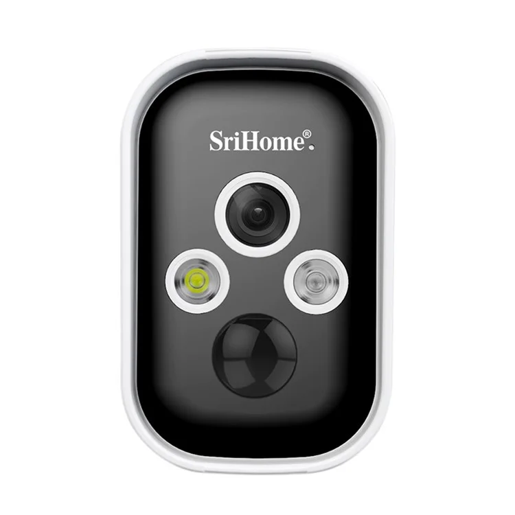 SRIHOME SH033B 1080P HD Low Power Battery Camera Dual Light Full Color Surveillance Camera with Solar Panel
