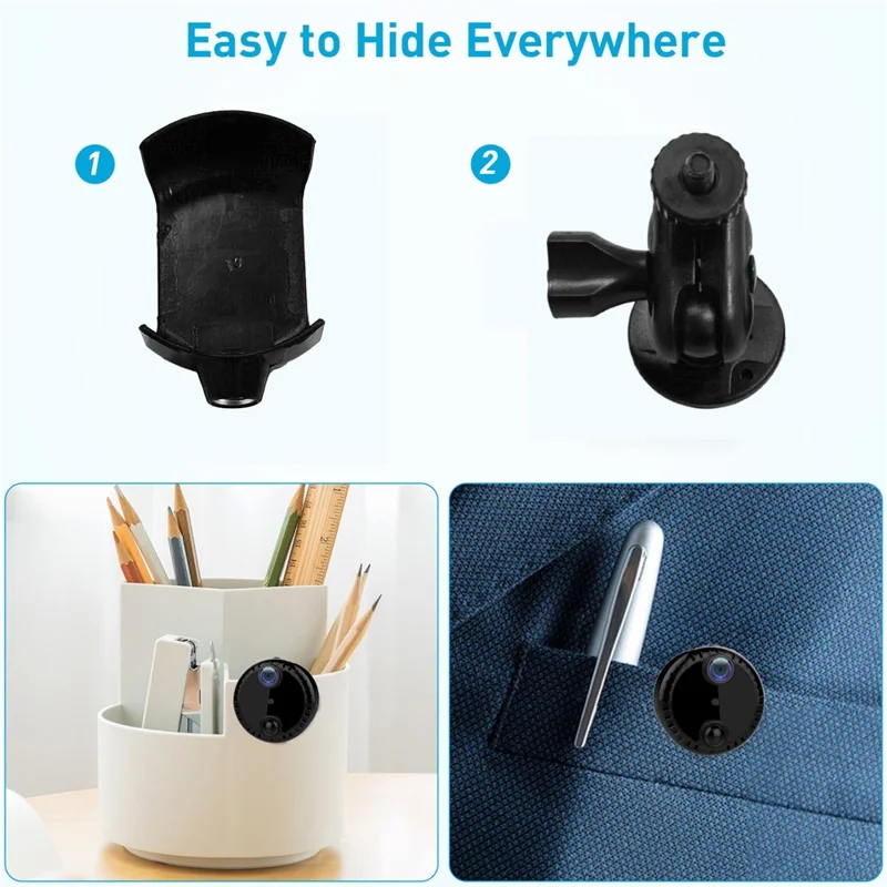 Caméra de surveillance Wi-Fi R10 4K HD Avec Vision Nocturne - Blanc