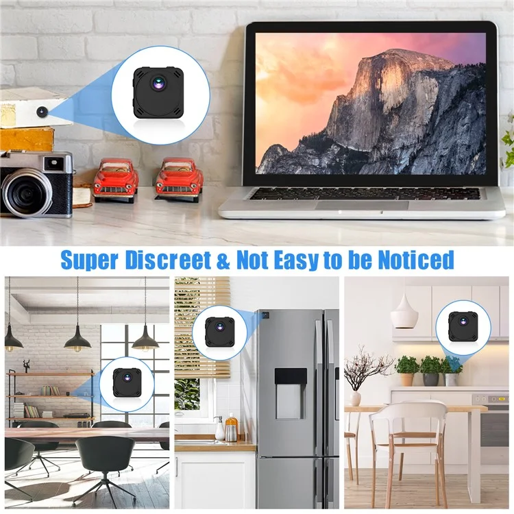 Cámara web inalámbrica WiFi R89 con batería 4K HD Visión nocturna Cámara de vigilancia remota para teléfono móvil para el hogar