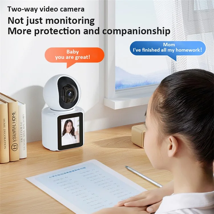 C31 Home Video Chat Camera Monitor Mobile Phone Remote WiFi Intelligent Loop Recording HD Camera - US Plug