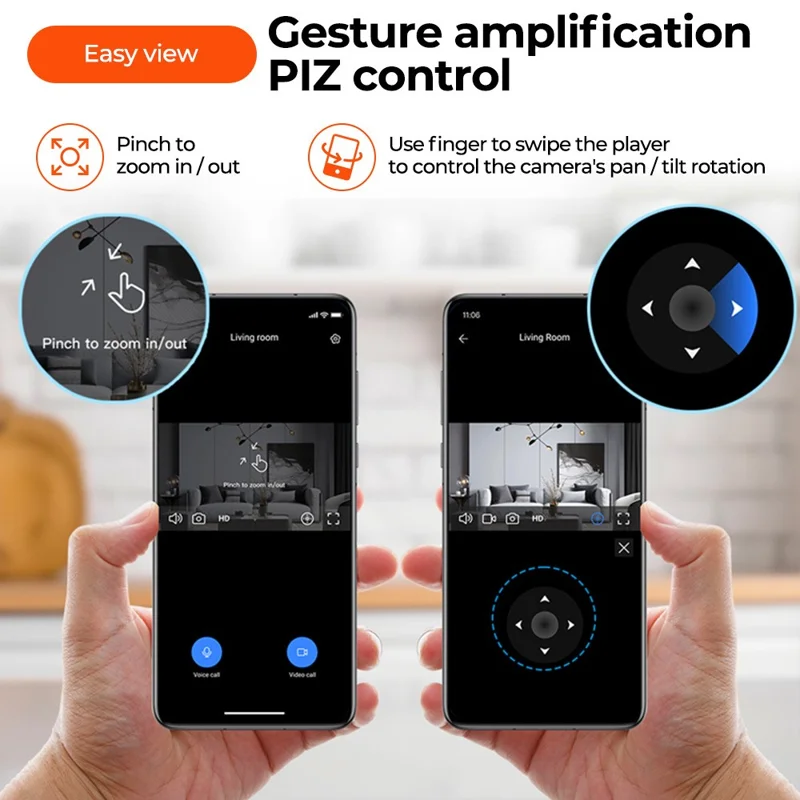 SXT003 2.8-inch IPS Display AI Camera Monitor Two-Way Video Surveillance Camera APP Control - UK Plug