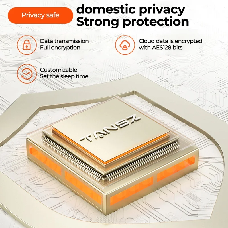 SXT003 2.8-inch IPS Display AI Camera Monitor Two-Way Video Surveillance Camera APP Control - UK Plug