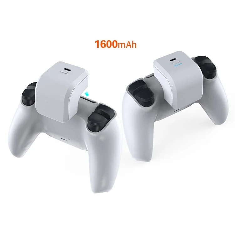DOBE TP5-3503 Pour PS5 / PS5 DualSense Edge Contrôleur 1600mAh Batterie Pack Gamepad Power Bank Batterie Externe