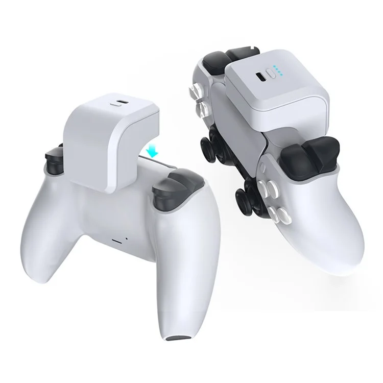 DOBE TP5-3503 Pour PS5 / PS5 DualSense Edge Contrôleur 1600mAh Batterie Pack Gamepad Power Bank Batterie Externe