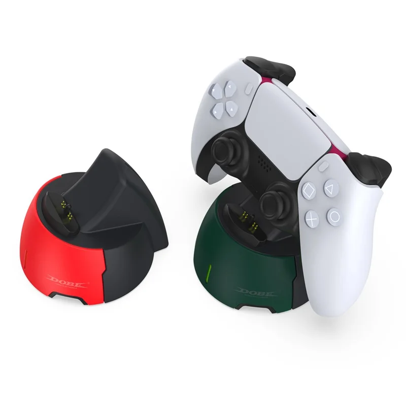DOBE TP5-3510 для PS5 / PS5 DualSense Edge Док-станция для зарядки игрового контроллера, подставка, зарядная база для геймпада - Красный