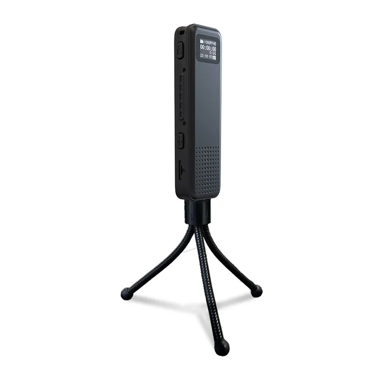 Enregistreur vocal à vision nocturne H81 avec réduction de bruit, enregistreur audio HD WiFi pour conférences et réunions