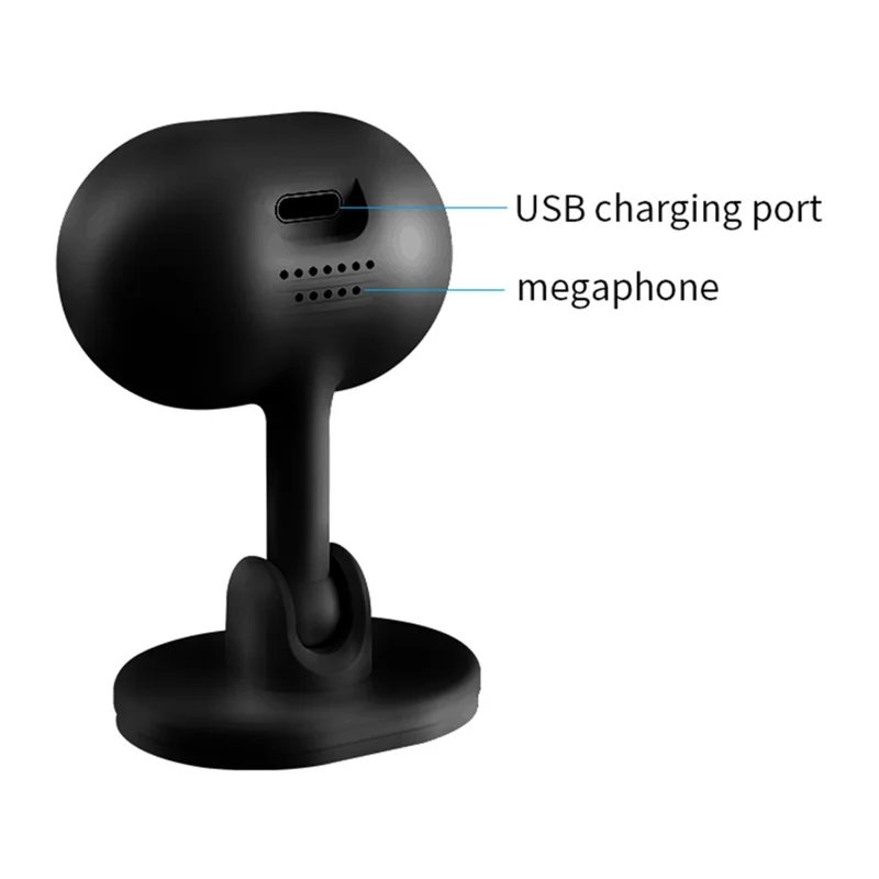 A4 HD WiFi Webcam HD Infrared Night Vision Camera Monitor Support Two-Way Voice - Black