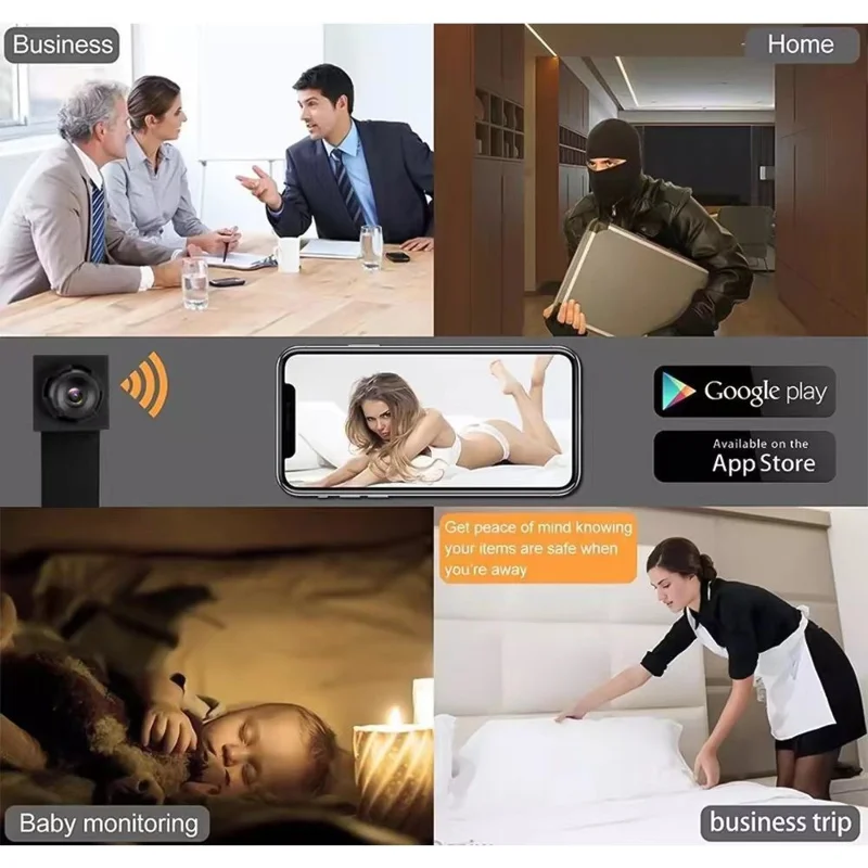 1080P HD Wireless WiFi Security Camera IP Mini Hidden Camera DIY Module DVR Portable Camera